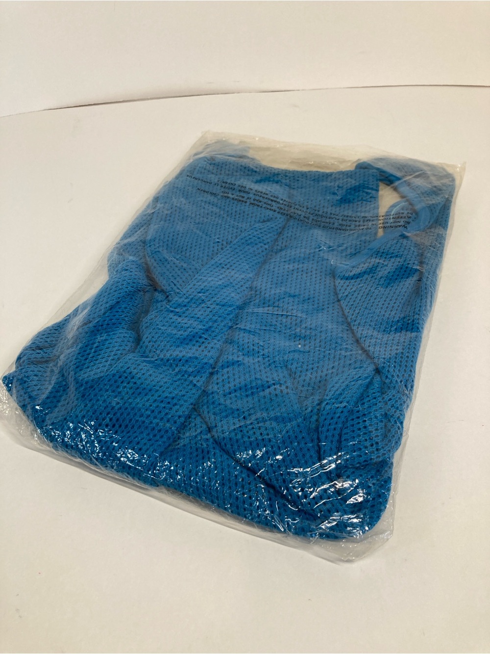 Vintage New Alpha Men’s XL See Through Mesh T Shirt Blue 90s Fishnet - Picture 4 of 6
